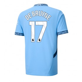 Manchester City Kevin De Bruyne #17 Hjemme skjorte 2024-25 Kortermet